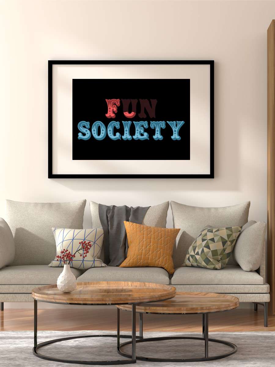 Fun society Anime Poster Çerçevesiz Yüksek Kalite Anime Duvar Poster