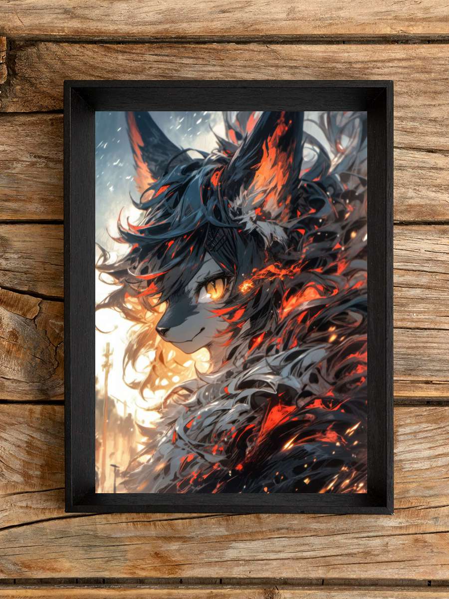 Furry Beauty Dvka v8 Anime Poster Çerçevesiz Yüksek Kalite Anime Duvar Poster