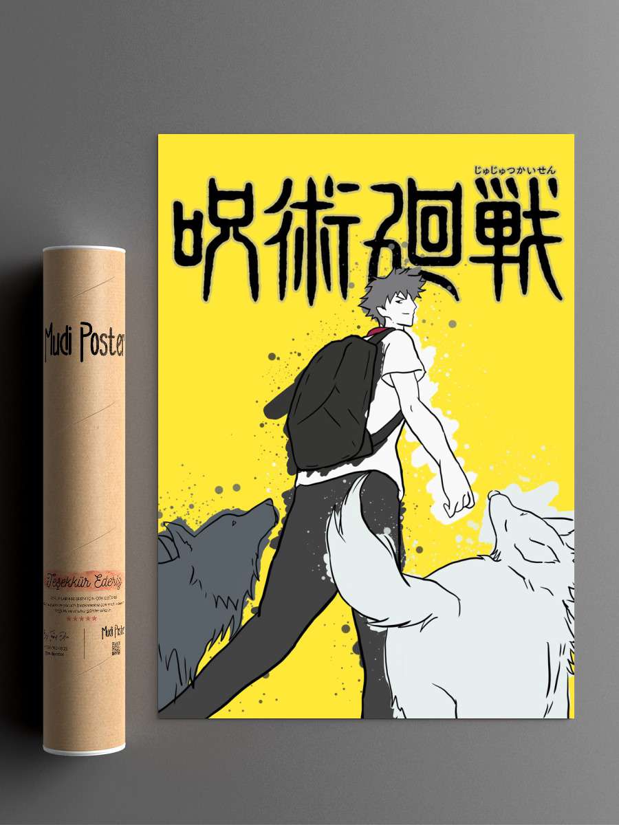 Fushiguro and his demons Anime Poster Çerçevesiz Yüksek Kalite Anime Duvar Poster
