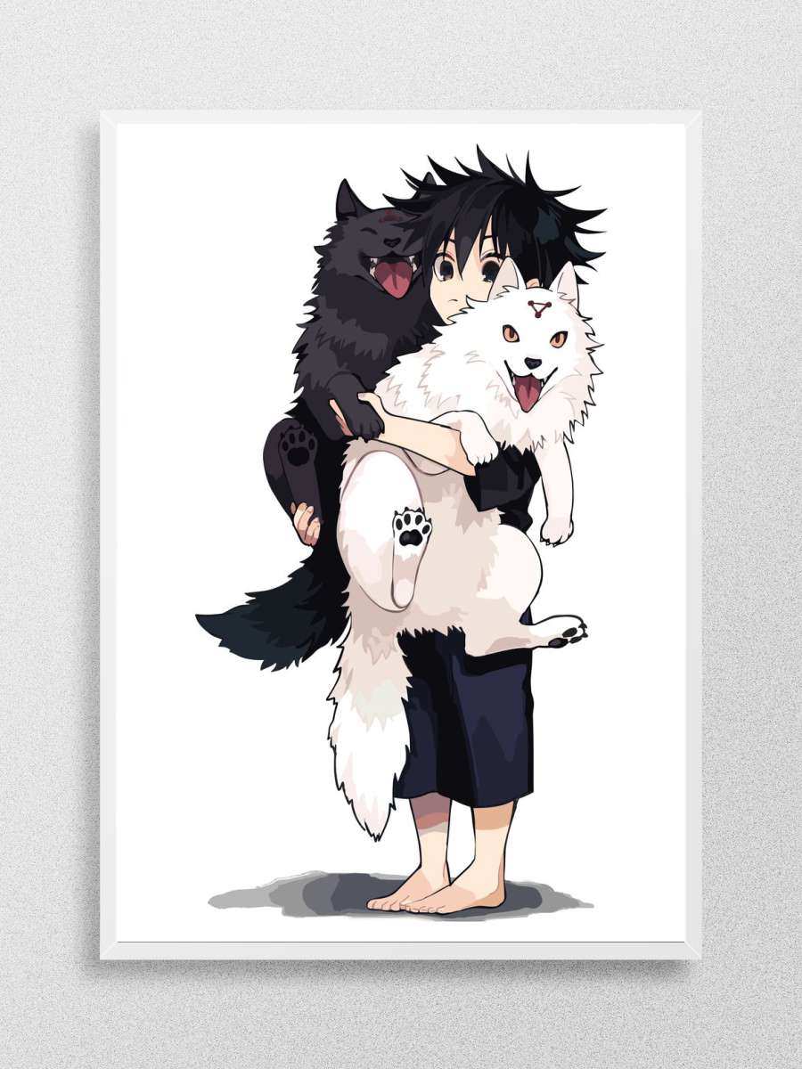 Fushiguro Megumi Anime Poster Çerçevesiz Yüksek Kalite Anime Duvar Poster