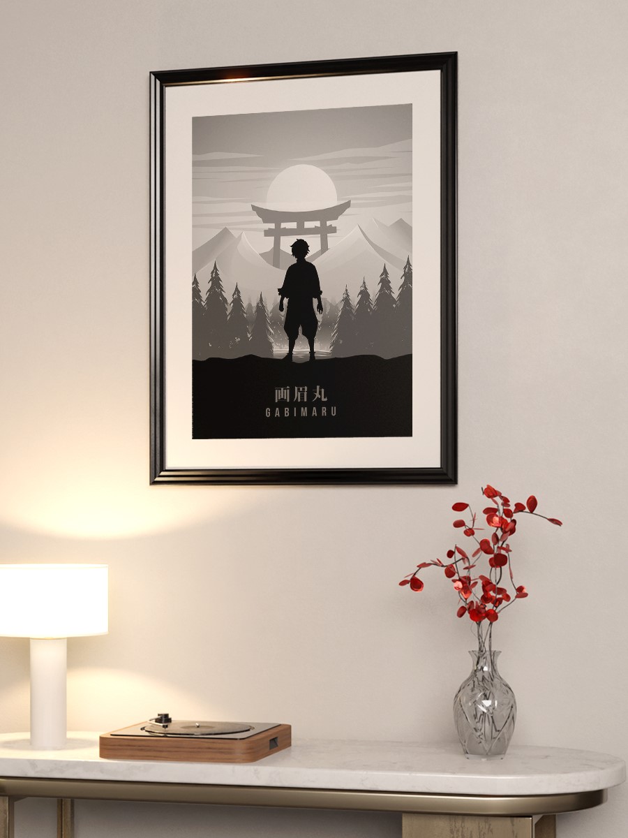 Gabimaru  Anime Poster Çerçevesiz Yüksek Kalite Anime Duvar Poster