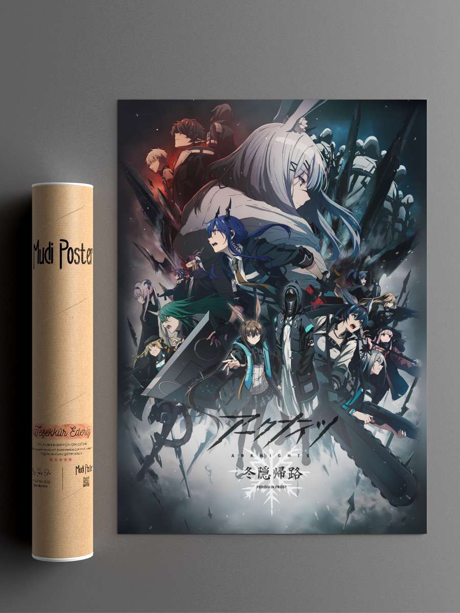 Game Knight End Anime Poster Çerçevesiz Yüksek Kalite Anime Duvar Poster