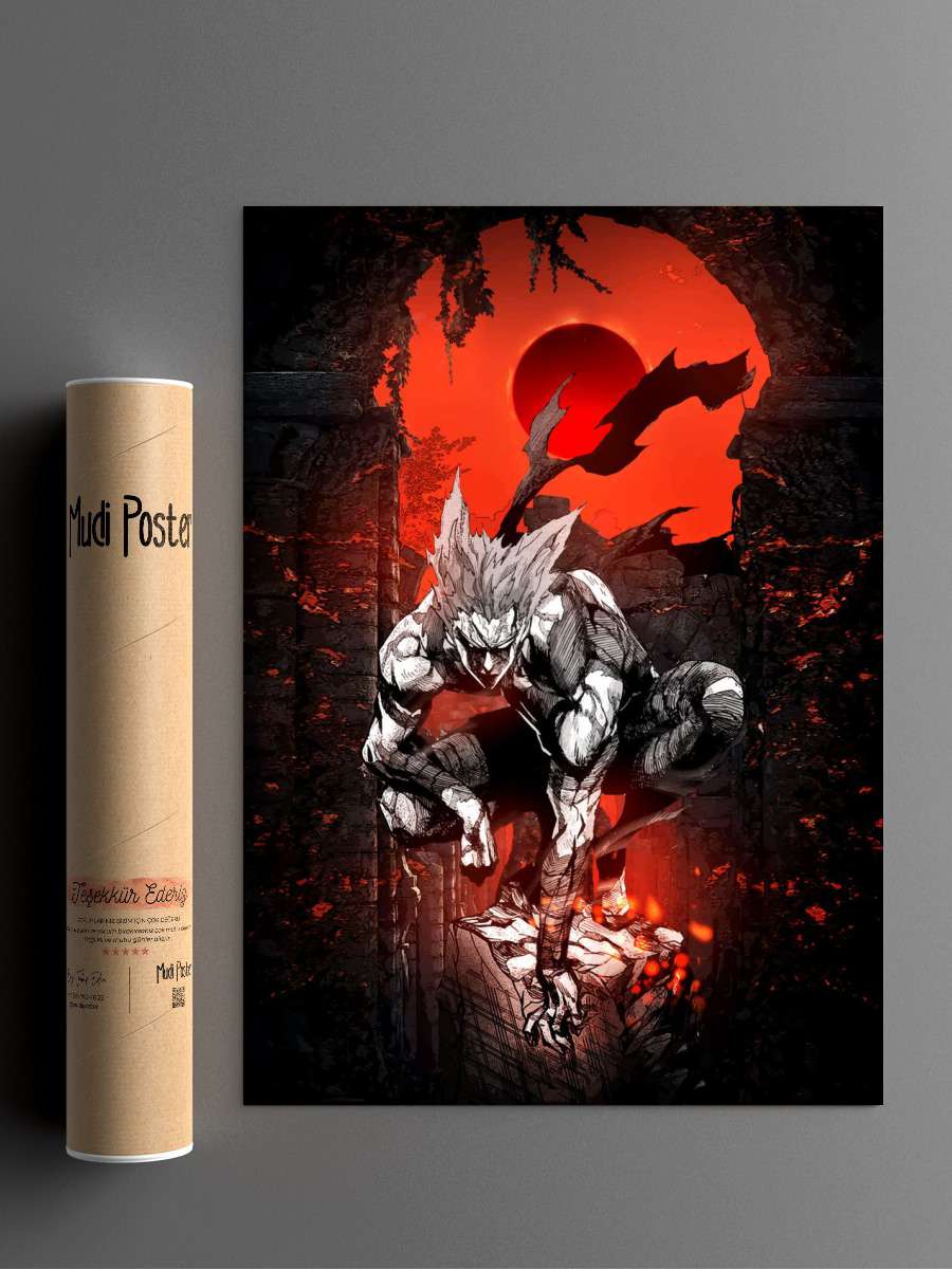 Garou Ningen kaijin Anime Poster Çerçevesiz Yüksek Kalite Anime Duvar Poster