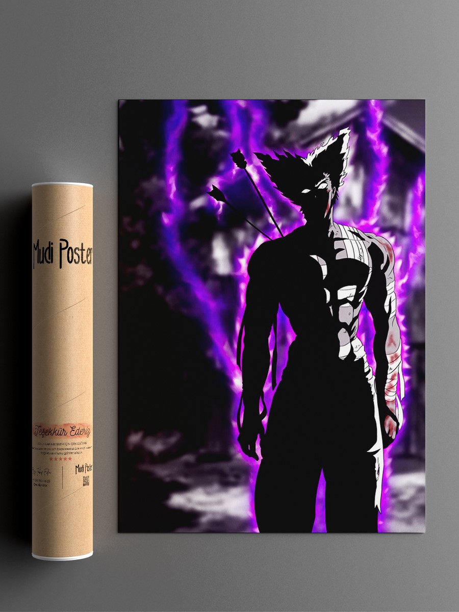 Garou Youre Still Alive Anime Poster Çerçevesiz Yüksek Kalite Anime Duvar Poster