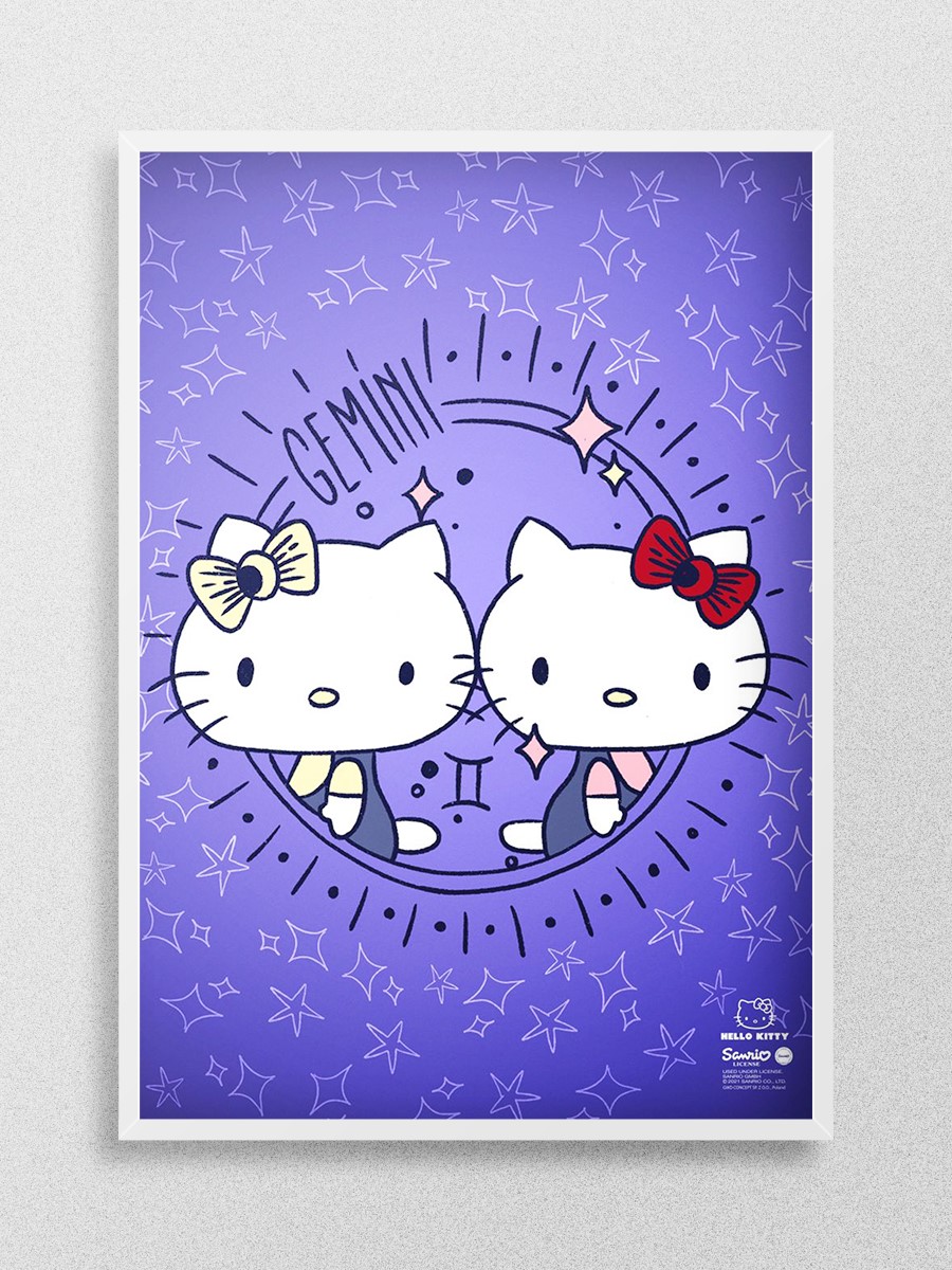 Gemini Anime Poster Çerçevesiz Yüksek Kalite Anime Duvar Poster