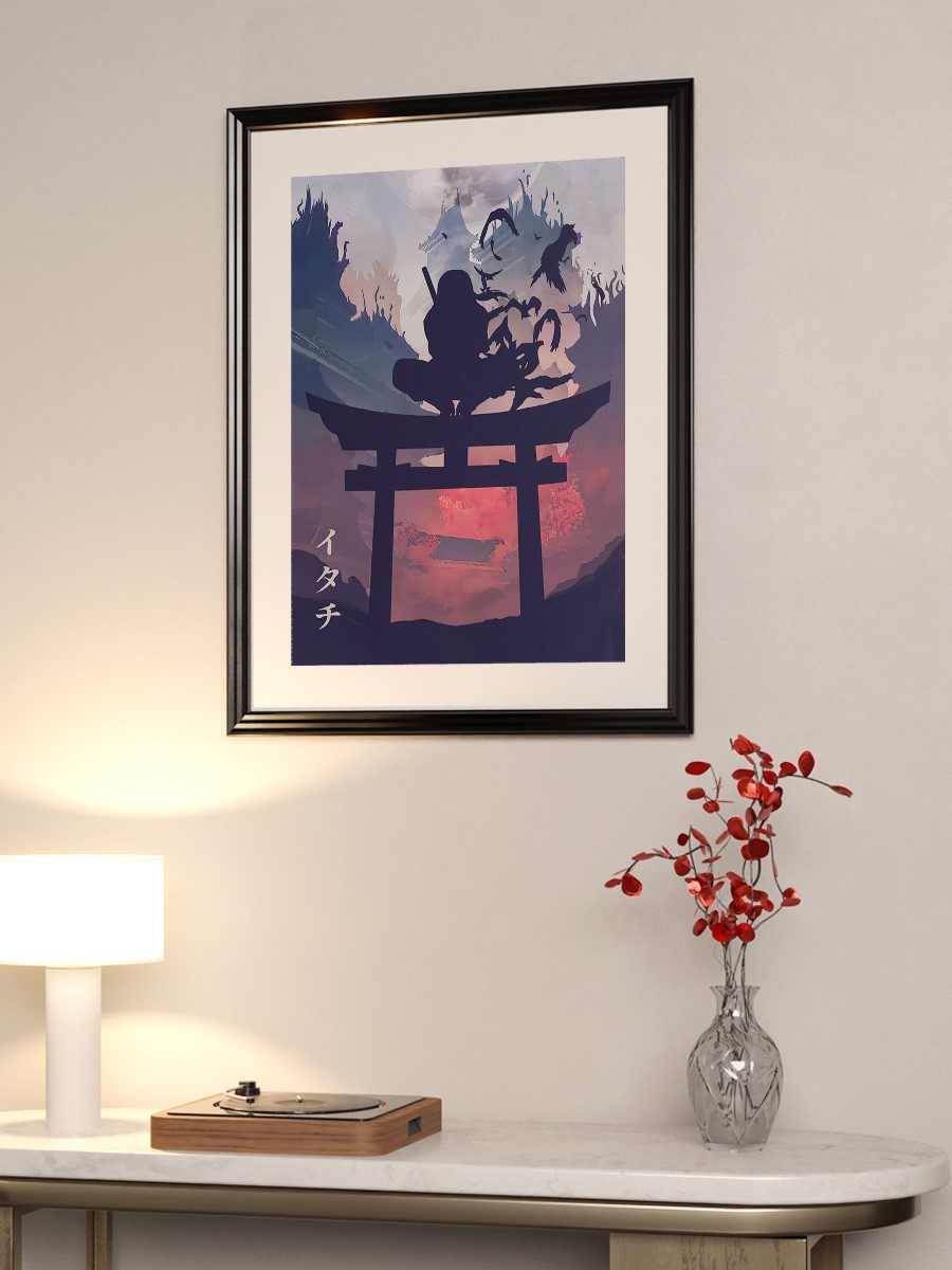 Genjutsu Crow Ninja Anime Poster Çerçevesiz Yüksek Kalite Anime Duvar Poster