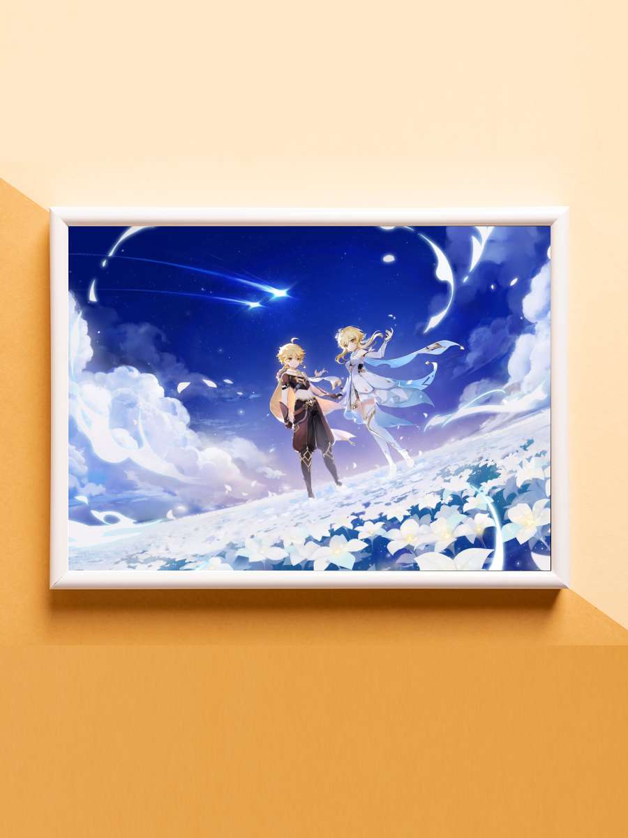 Genshin Impact 2020 A Anime Poster Çerçevesiz Yüksek Kalite Anime Duvar Poster