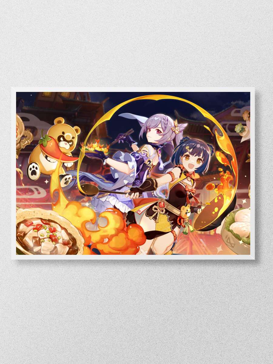 Genshin Impact 2021 J Anime Poster Çerçevesiz Yüksek Kalite Anime Duvar Poster