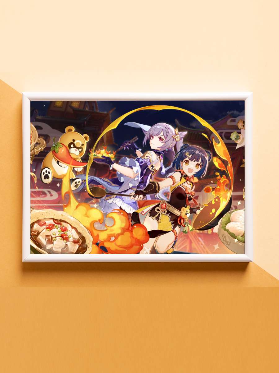 Genshin Impact 2021 J Anime Poster Çerçevesiz Yüksek Kalite Anime Duvar Poster