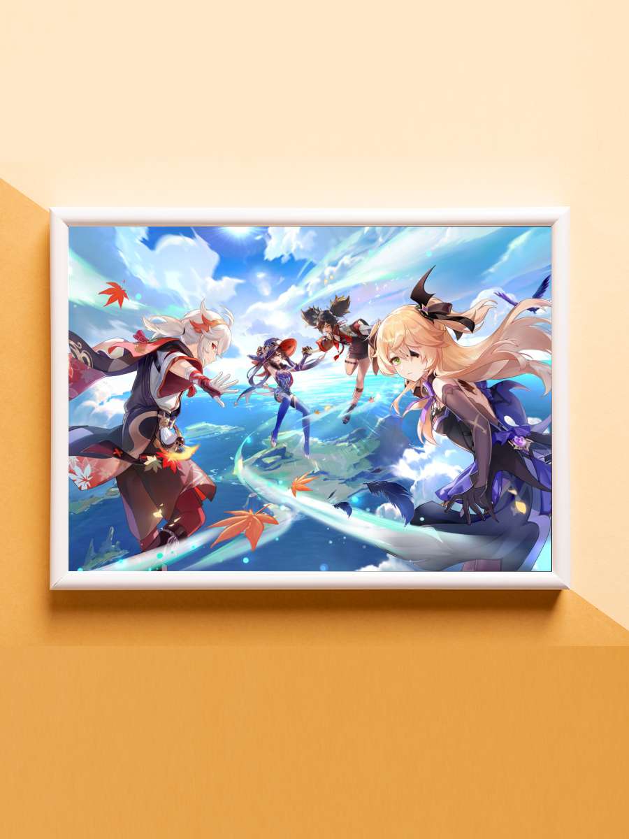 Genshin Impact 2022 I Anime Poster Çerçevesiz Yüksek Kalite Anime Duvar Poster