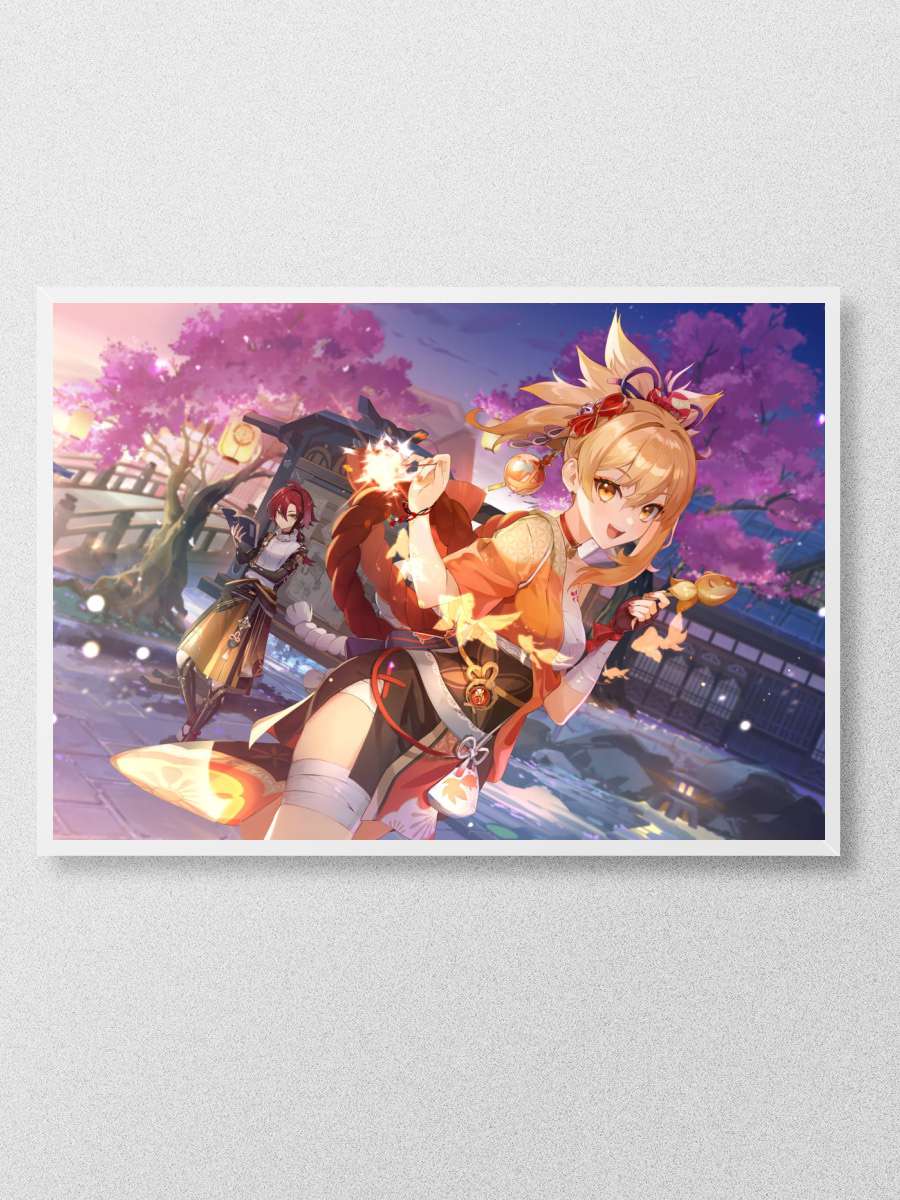 Genshin Impact 2022 J Anime Poster Çerçevesiz Yüksek Kalite Anime Duvar Poster