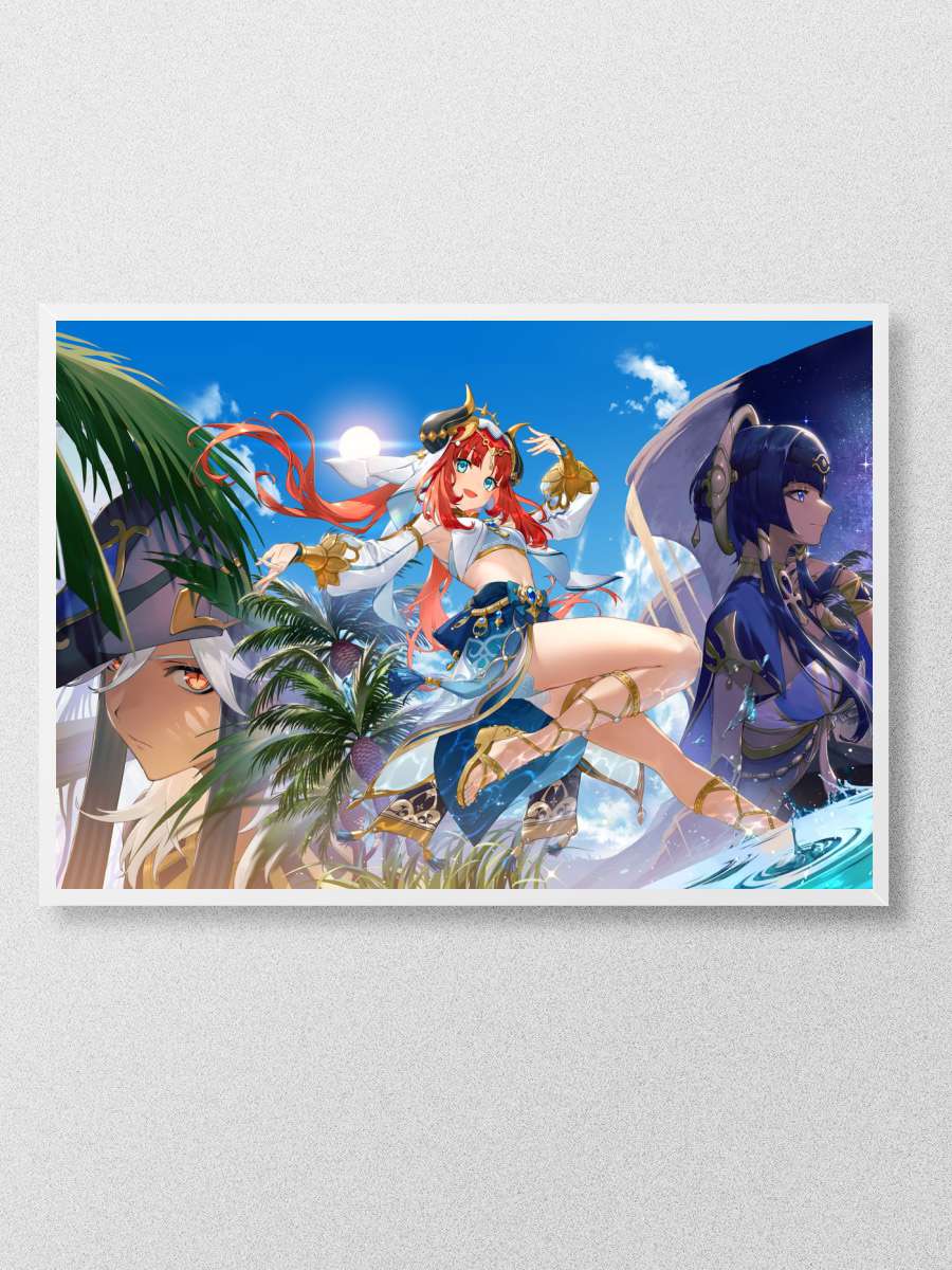 Genshin Impact 2022 K Anime Poster Çerçevesiz Yüksek Kalite Anime Duvar Poster