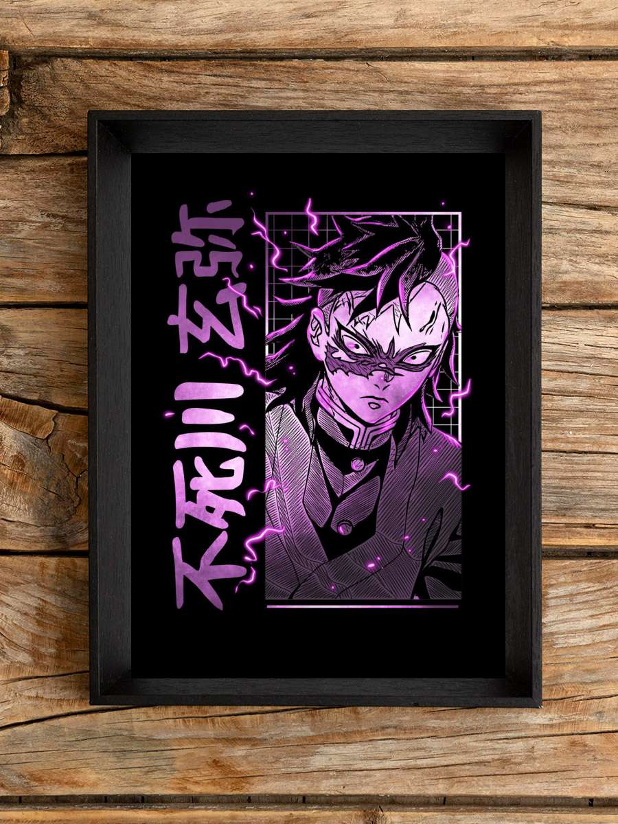 Genya Shinazugawa Anime Poster Çerçevesiz Yüksek Kalite Anime Duvar Poster