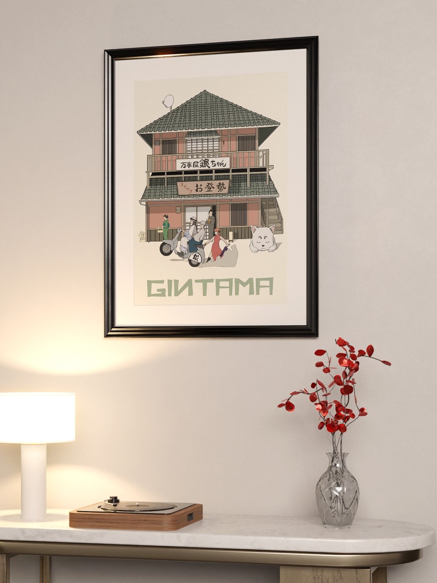 Gintama Anime Poster Çerçevesiz Yüksek Kalite Anime Duvar Poster