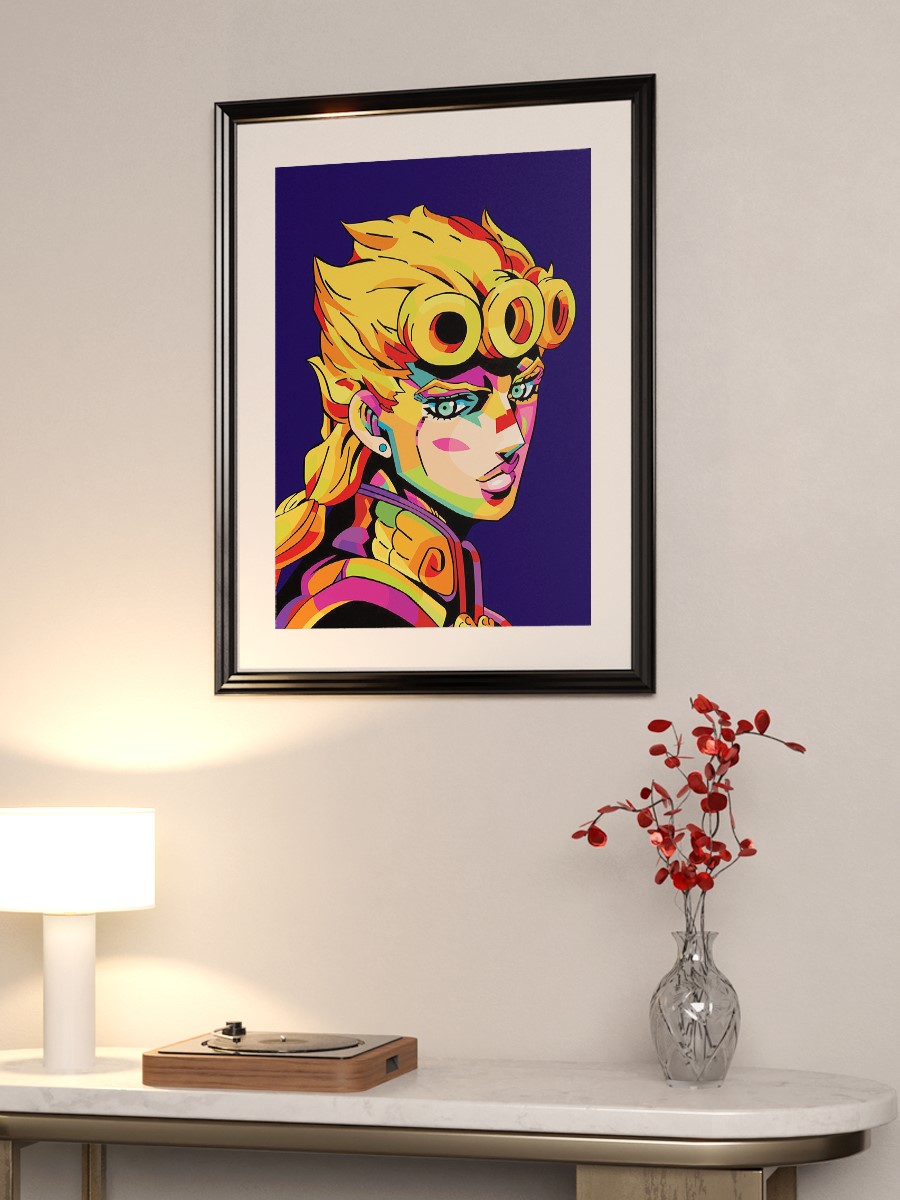 Giorno Giovanna Anime Poster Çerçevesiz Yüksek Kalite Anime Duvar Poster