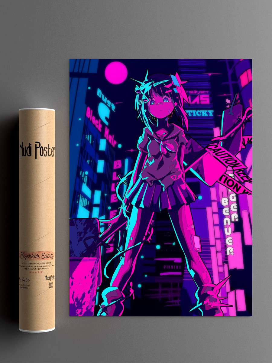 girl Anime Poster Çerçevesiz Yüksek Kalite Anime Duvar Poster