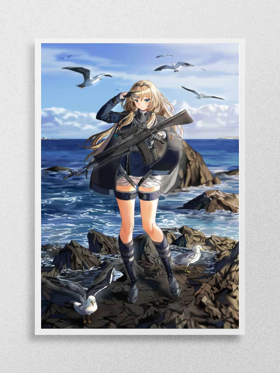 Girls Frontline Anime Poster Çerçevesiz Yüksek Kalite Anime Duvar Poster