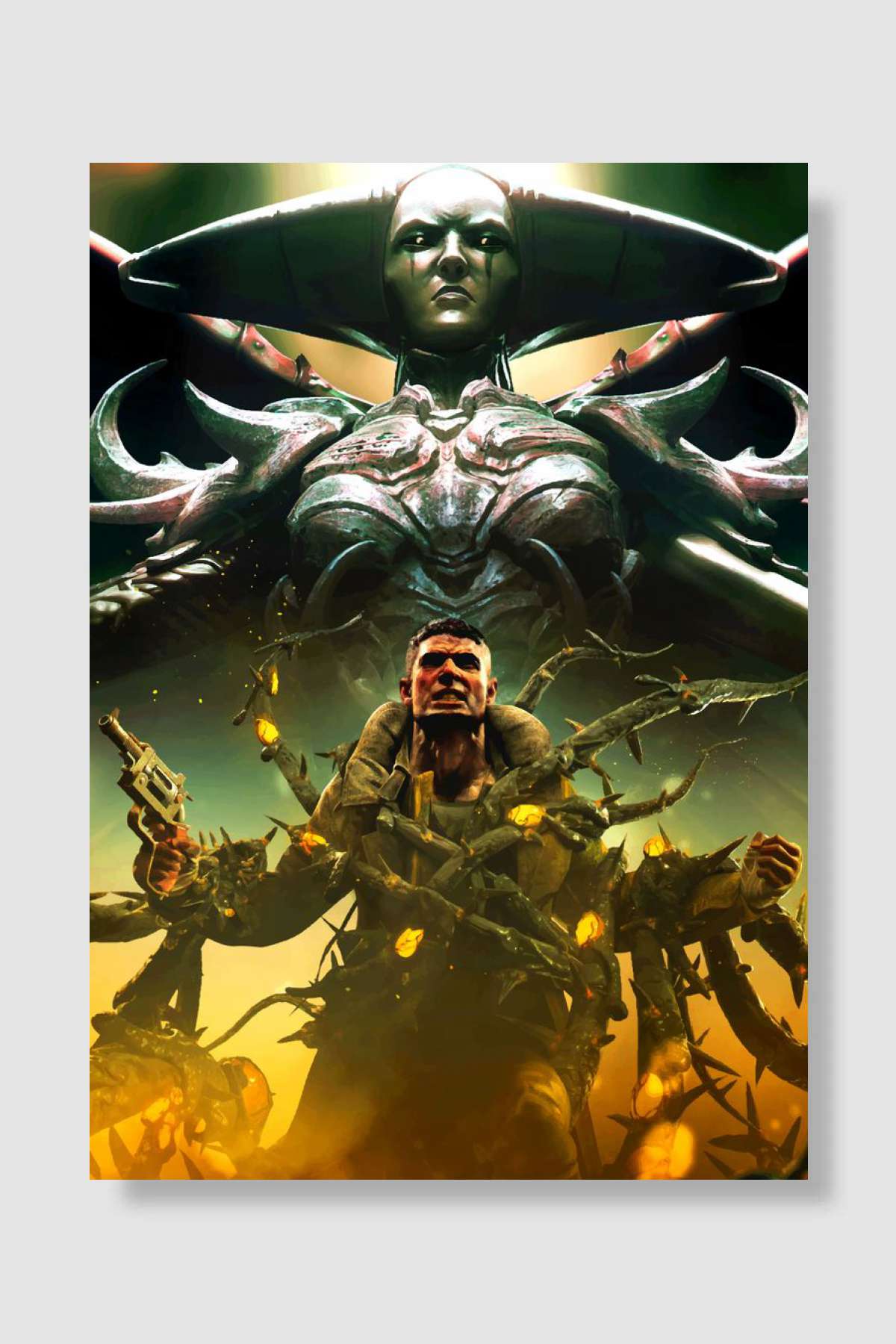 Remnant undawn invasion Oyun Poster Çerçevesiz Yüksek Kalite Oyun Afiş Duvar Poster