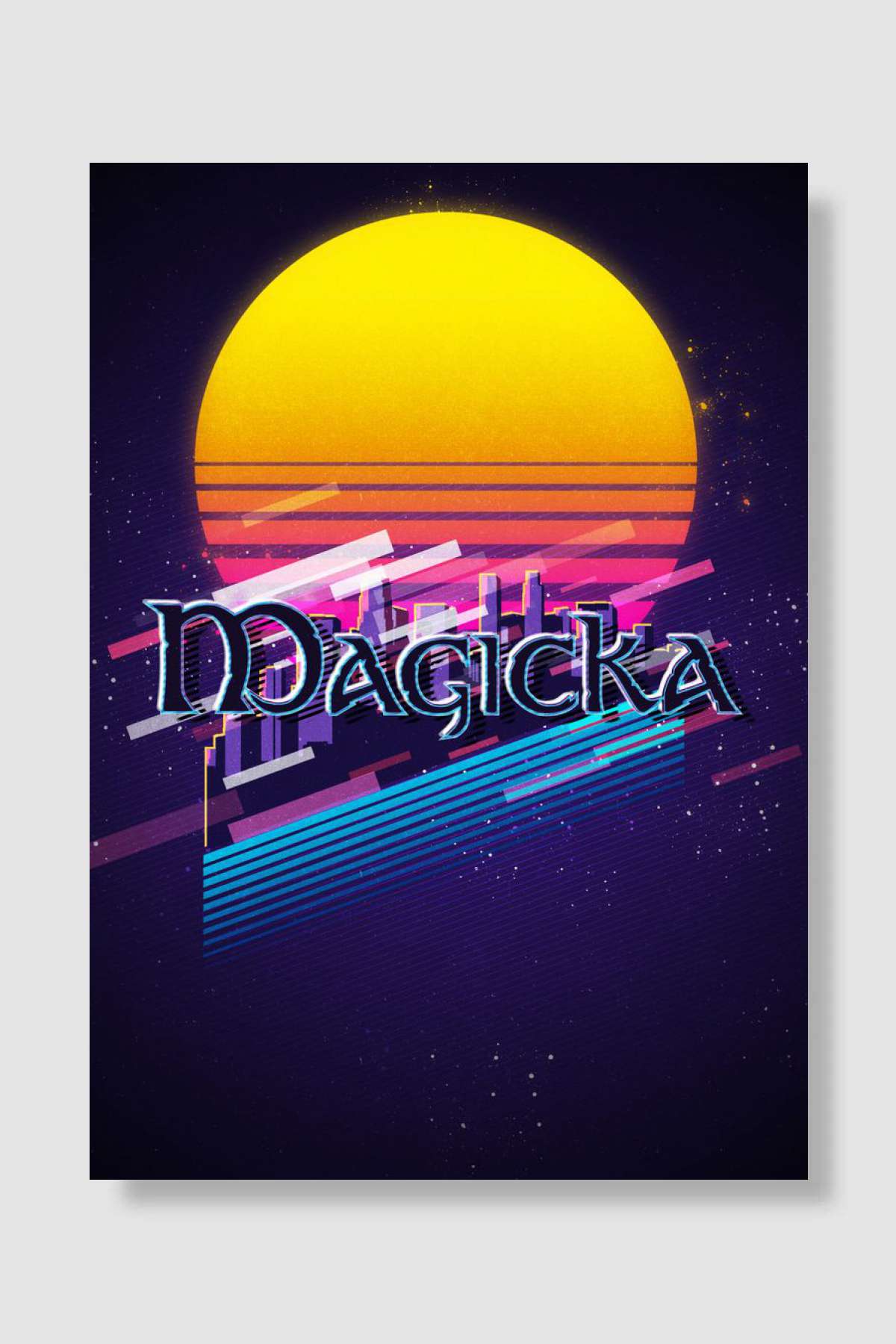 magicka Oyun Poster Çerçevesiz Yüksek Kalite Oyun Afiş Duvar Poster