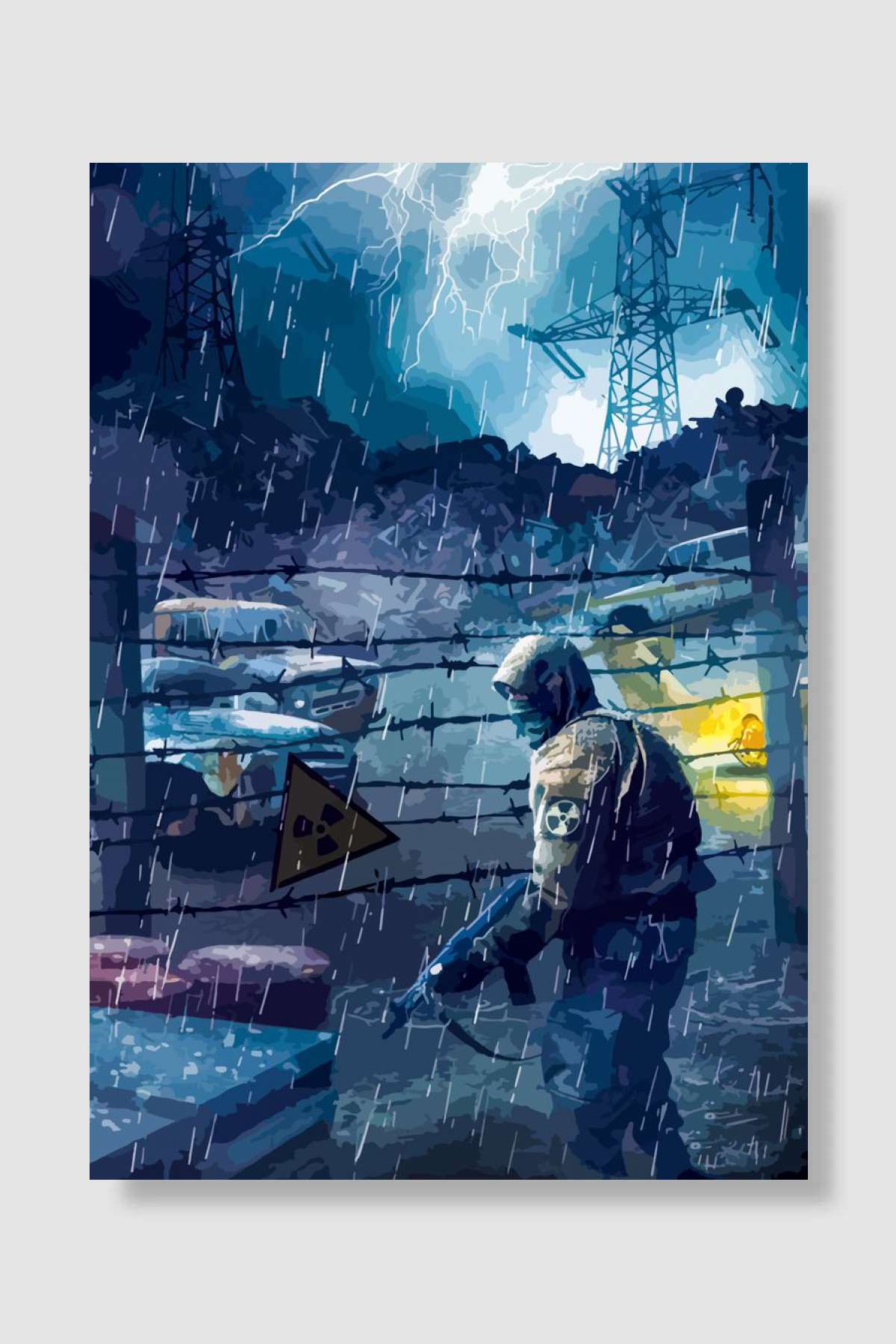 Stalker game Oyun Poster Çerçevesiz Yüksek Kalite Oyun Afiş Duvar Poster