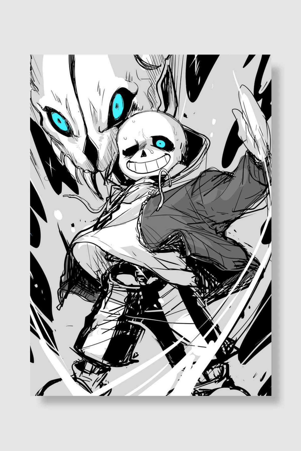 Undertale Oyun Poster Çerçevesiz Yüksek Kalite Oyun Afiş Duvar Poster