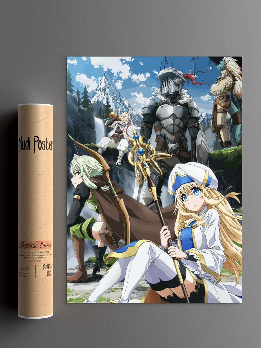 goblin slayer Anime Poster Çerçevesiz Yüksek Kalite Anime Duvar Poster