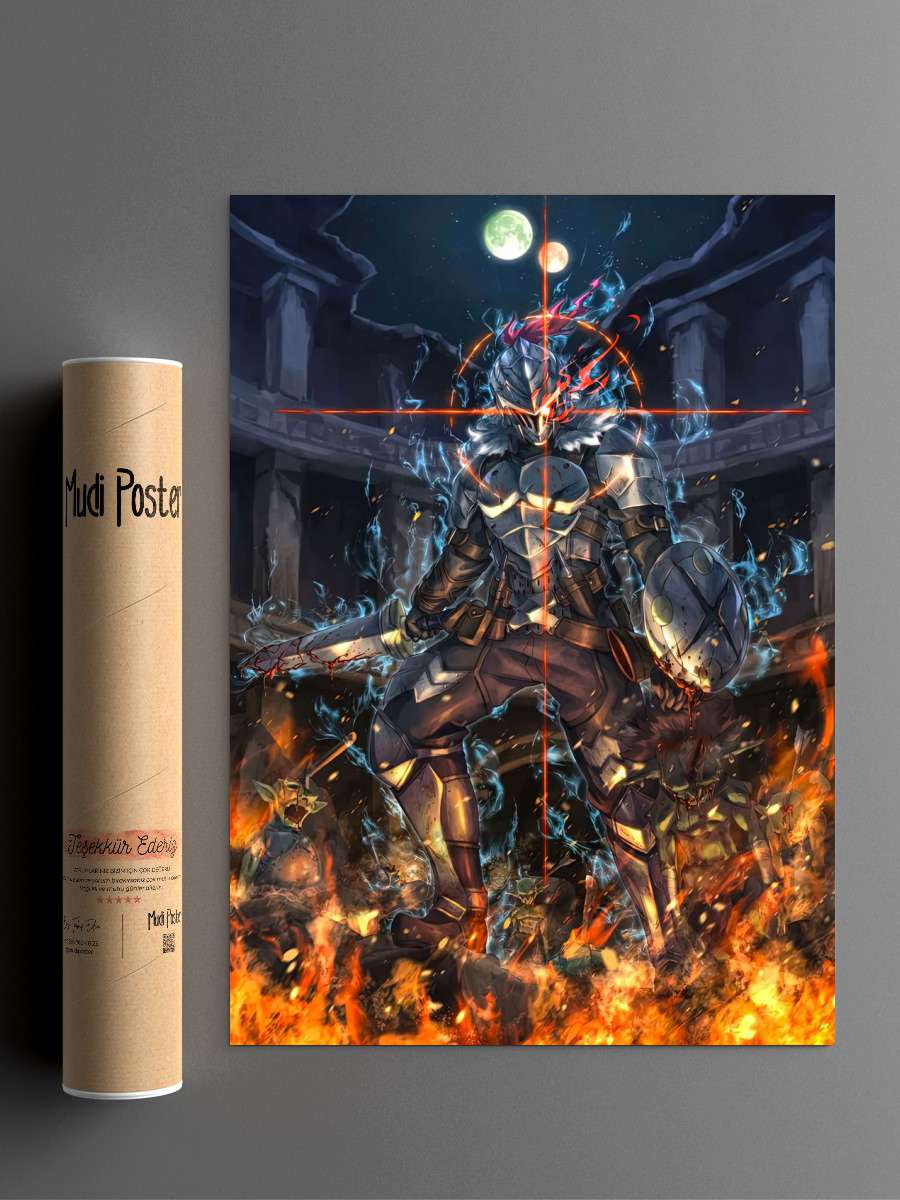 Goblin Slayer Anime Poster Çerçevesiz Yüksek Kalite Anime Duvar Poster