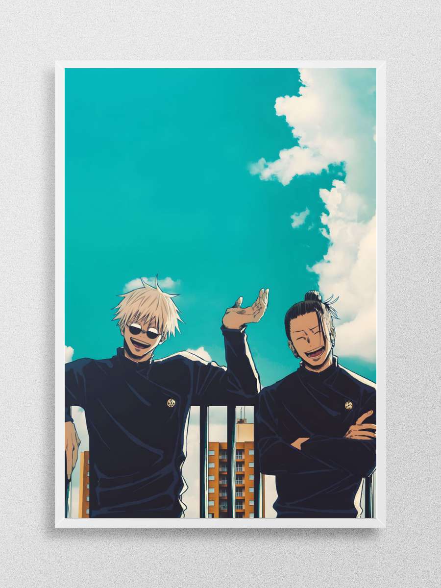 Gojo and Geto Anime Poster Çerçevesiz Yüksek Kalite Anime Duvar Poster