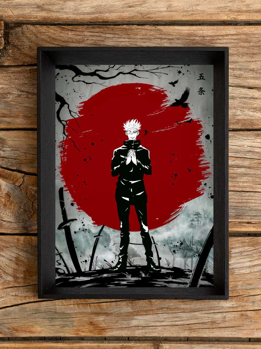 Gojo Jujutsu Kaisen Anime Poster Çerçevesiz Yüksek Kalite Anime Duvar Poster