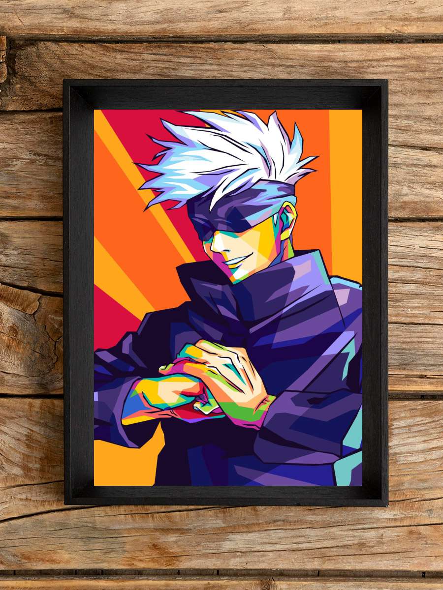 Gojo Anime Poster Çerçevesiz Yüksek Kalite Anime Duvar Poster