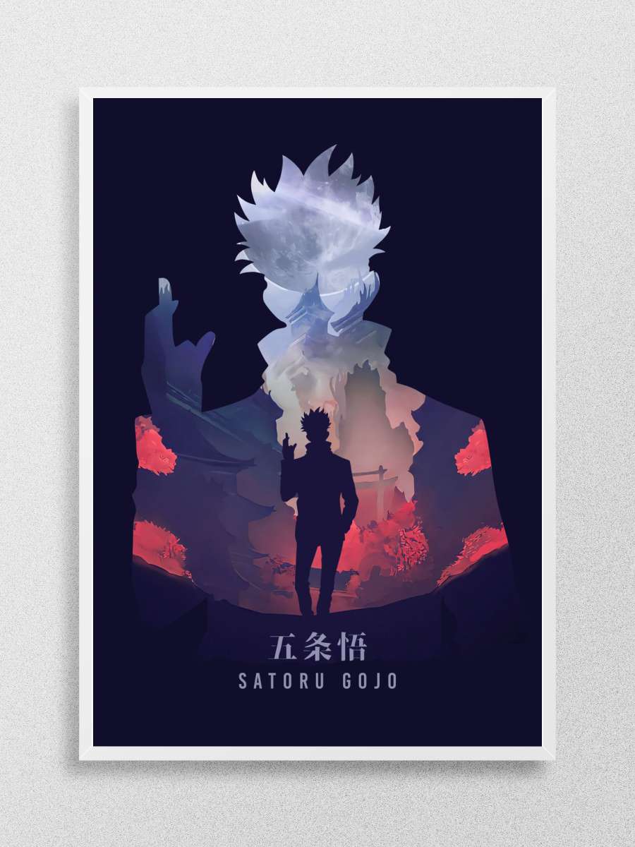 Gojo Satoru Jujutsu Anime Anime Poster Çerçevesiz Yüksek Kalite Anime Duvar Poster