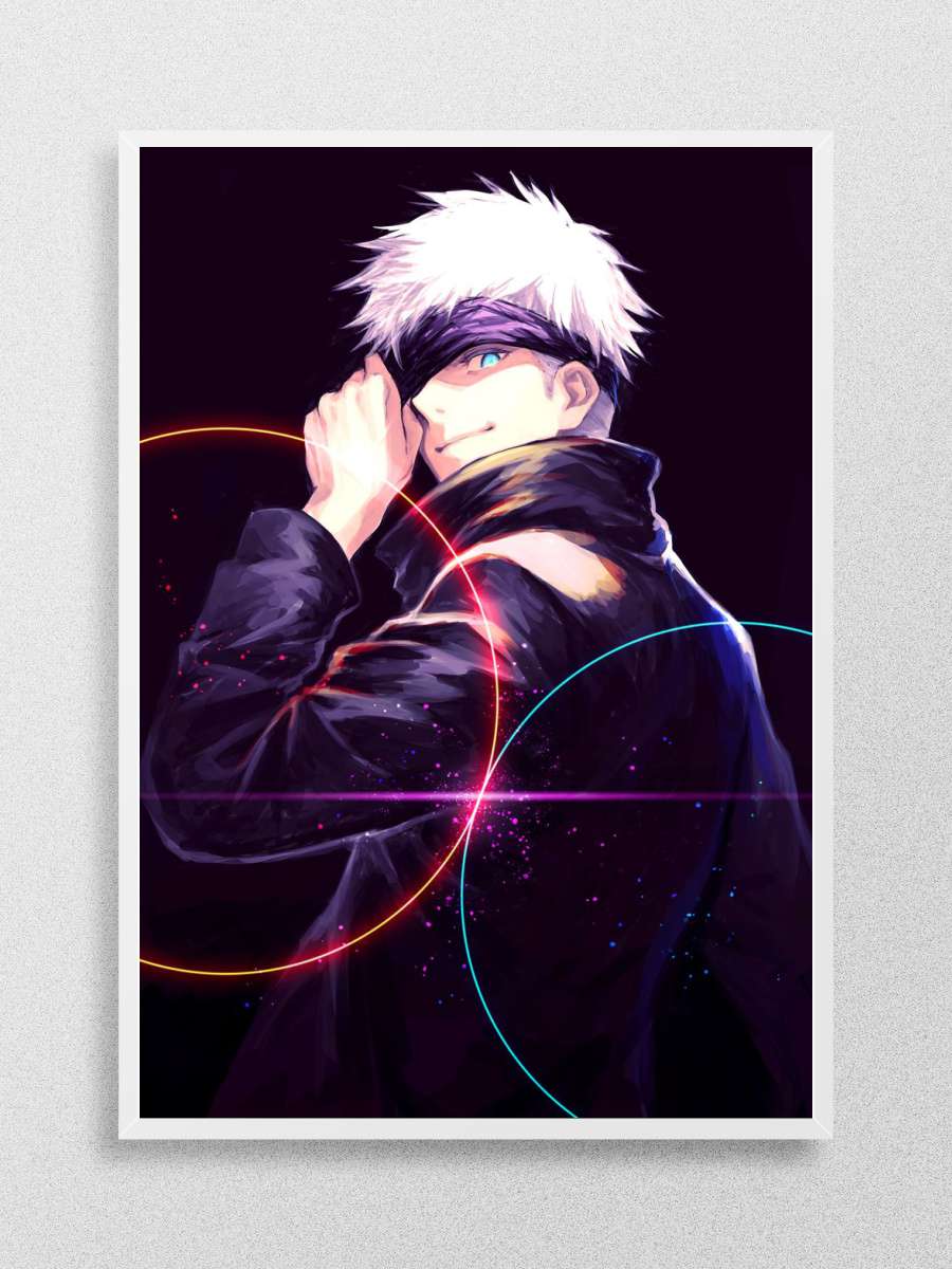 gojo satoru jujutsu Anime Poster Çerçevesiz Yüksek Kalite Anime Duvar Poster
