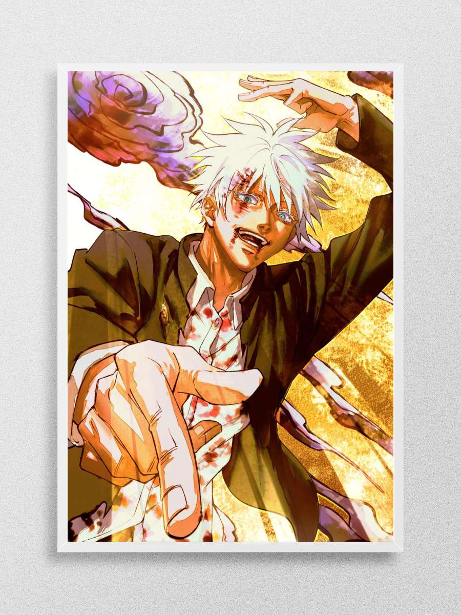 Gojo satoru Anime Poster Çerçevesiz Yüksek Kalite Anime Duvar Poster