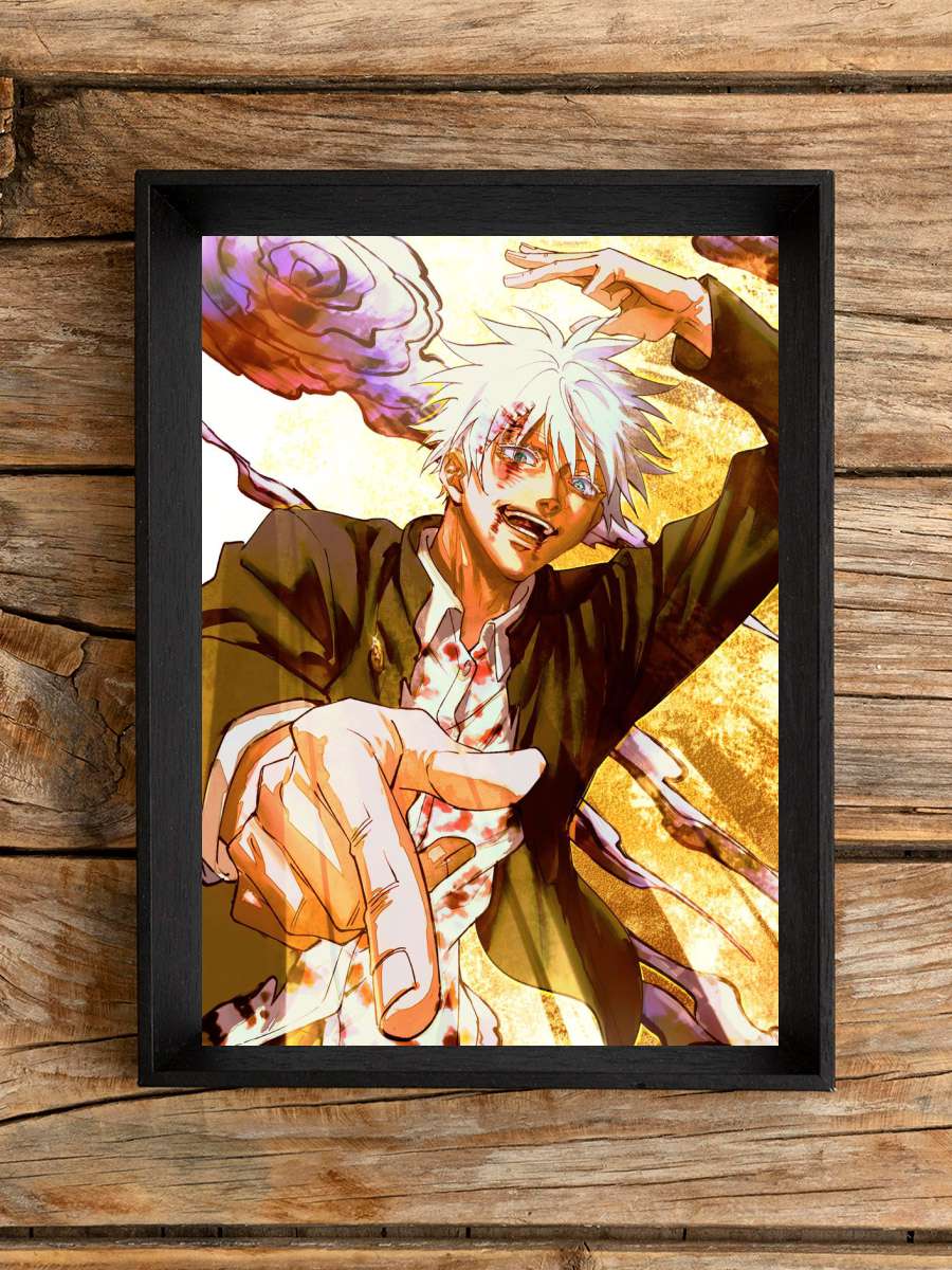 Gojo satoru Anime Poster Çerçevesiz Yüksek Kalite Anime Duvar Poster