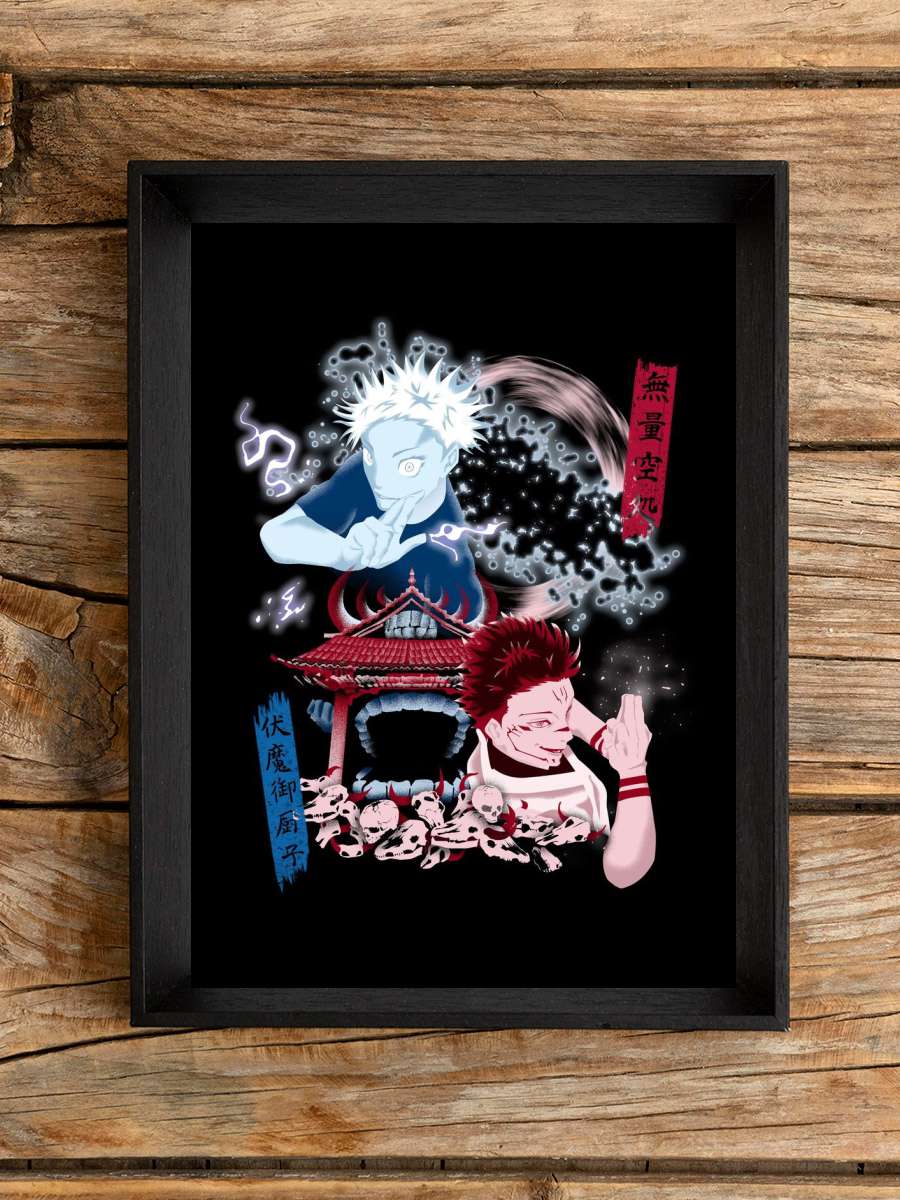Gojo vs Sukuna jujutsu Anime Poster Çerçevesiz Yüksek Kalite Anime Duvar Poster