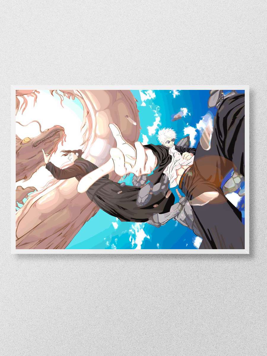 gojo x geto jujutsu kaisen Anime Poster Çerçevesiz Yüksek Kalite Anime Duvar Poster
