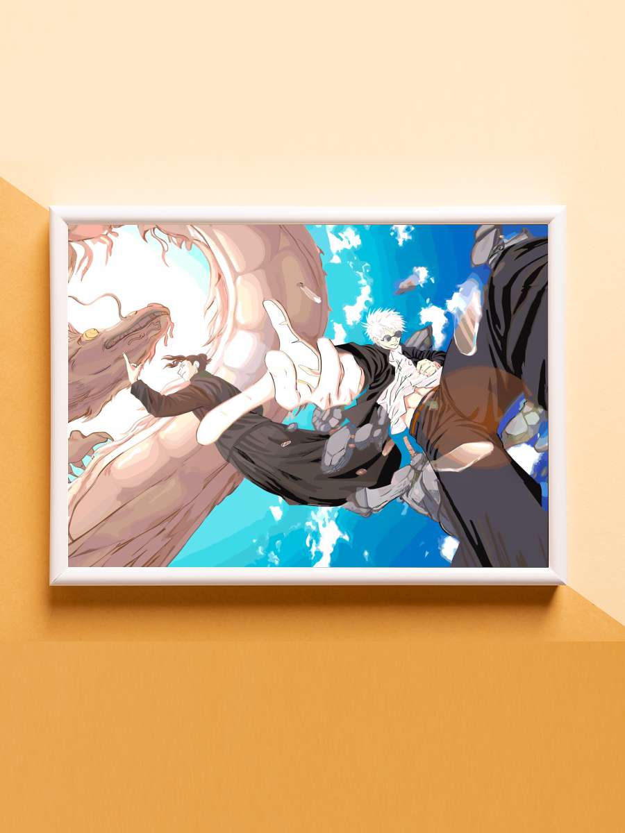 gojo x geto jujutsu kaisen Anime Poster Çerçevesiz Yüksek Kalite Anime Duvar Poster