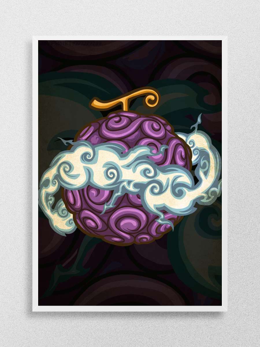 Gomu Gomu fruits Anime Poster Çerçevesiz Yüksek Kalite Anime Duvar Poster