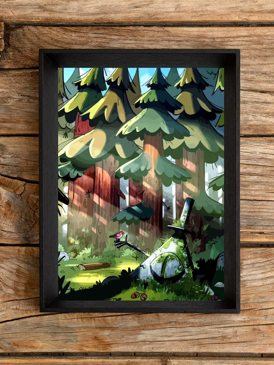 Gravity Gravity Falls. Anime Poster Çerçevesiz Yüksek Kalite Anime Duvar Poster