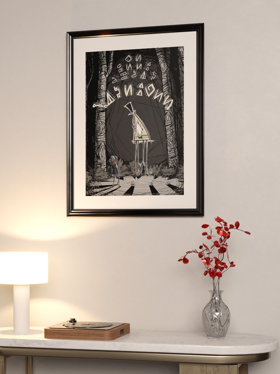 Gravity Gravity Falls. Anime Poster Çerçevesiz Yüksek Kalite Anime Duvar Poster