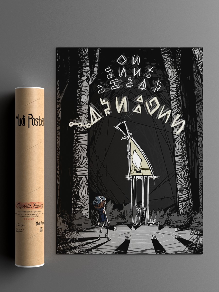 Gravity Gravity Falls. Anime Poster Çerçevesiz Yüksek Kalite Anime Duvar Poster