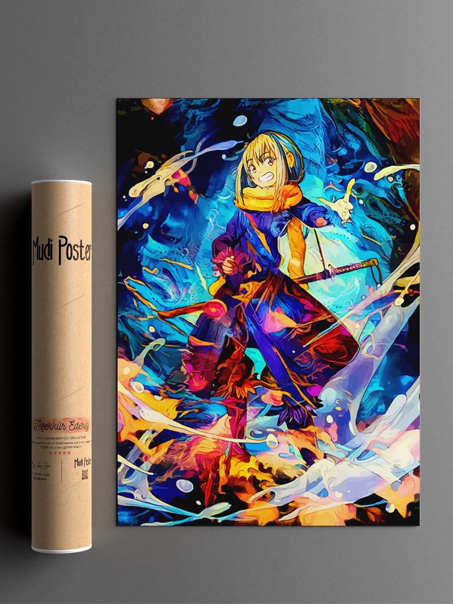 Great Demon Lord Anime Poster Çerçevesiz Yüksek Kalite Anime Duvar Poster