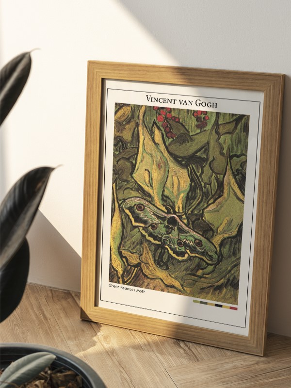 Vincent van Gogh Great Peacock Moth Poster