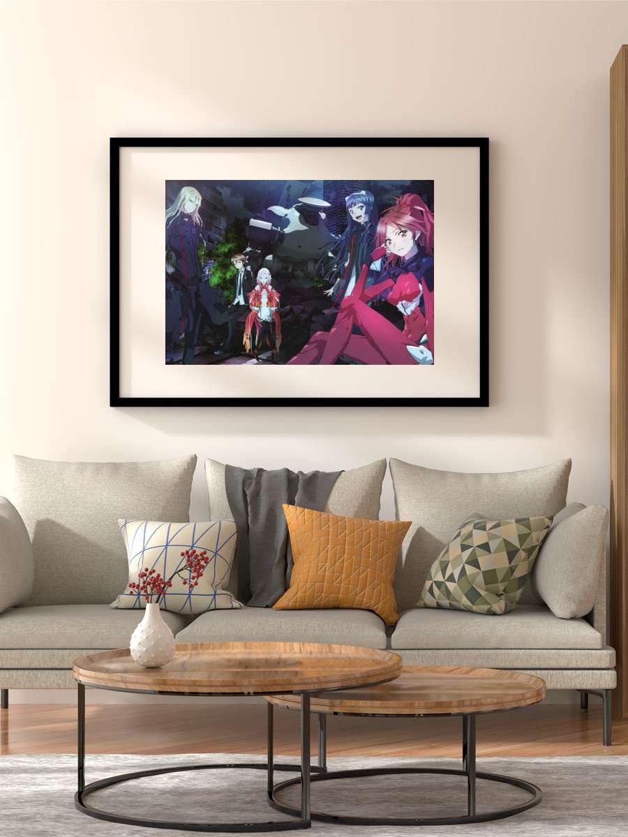 Guilty Crown member Anime Poster Çerçevesiz Yüksek Kalite Anime Duvar Poster