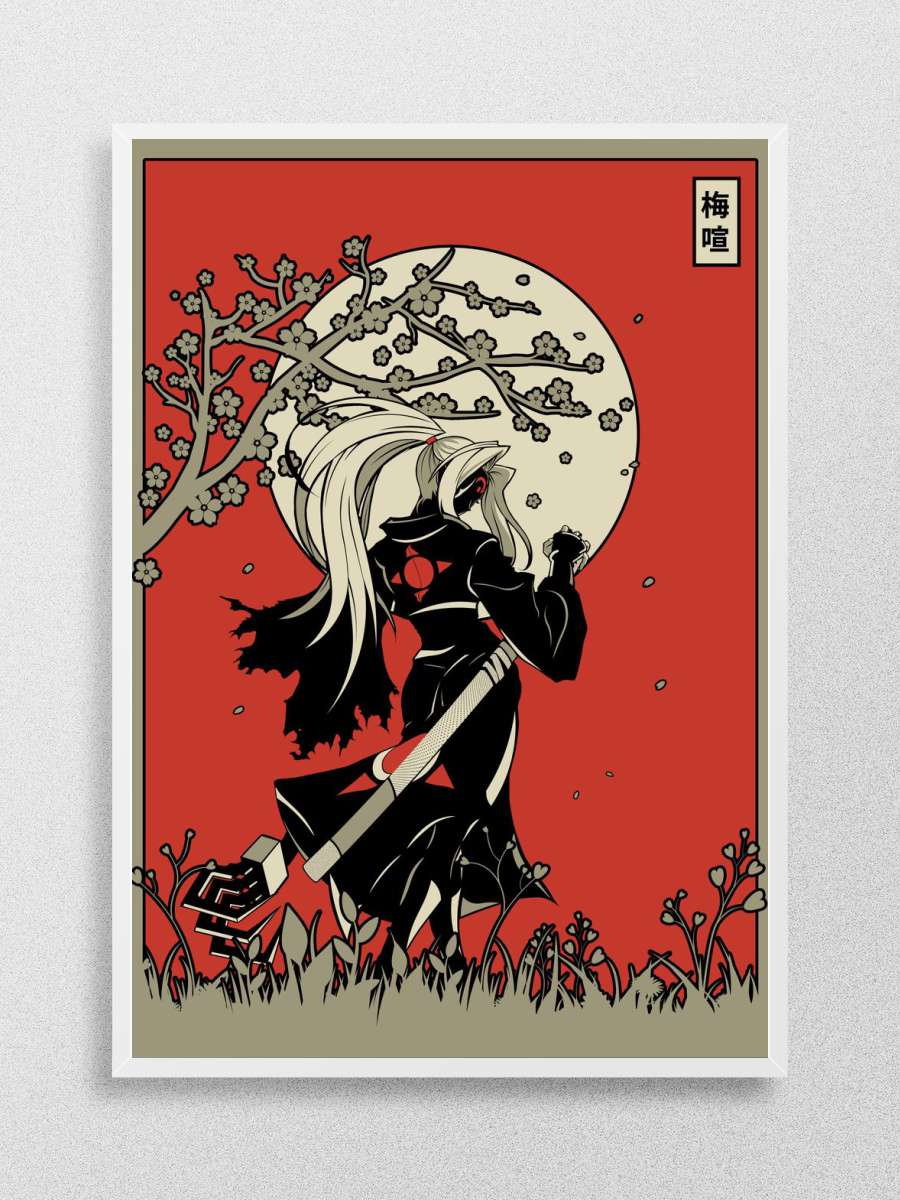 Guilty Gear Baiken Anime Poster Çerçevesiz Yüksek Kalite Anime Duvar Poster