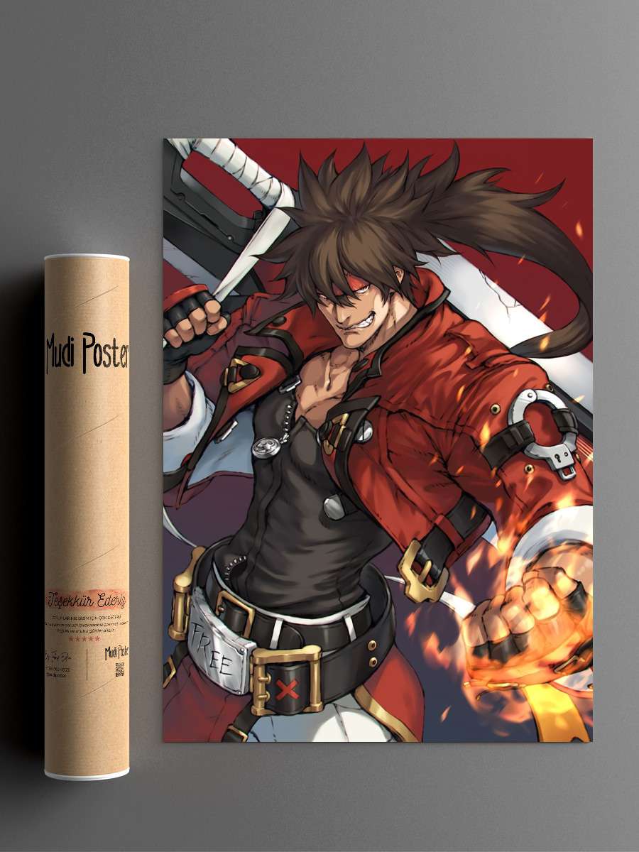 guilty gear strive Anime Poster Çerçevesiz Yüksek Kalite Anime Duvar Poster