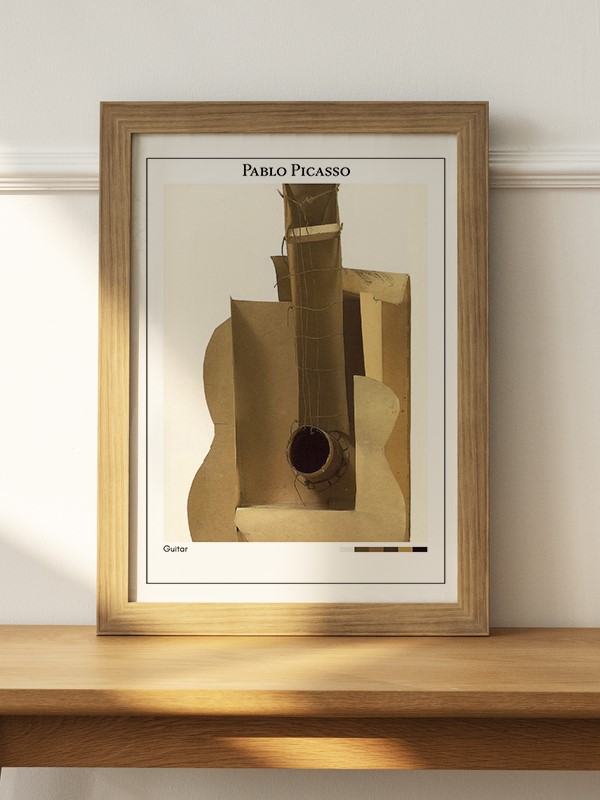 Pablo Picasso Guitar Poster