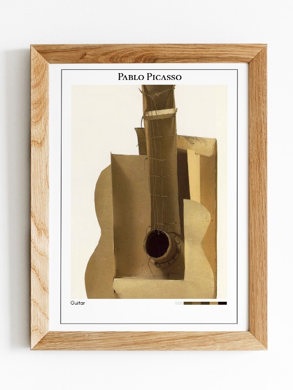 Pablo Picasso Guitar Poster
