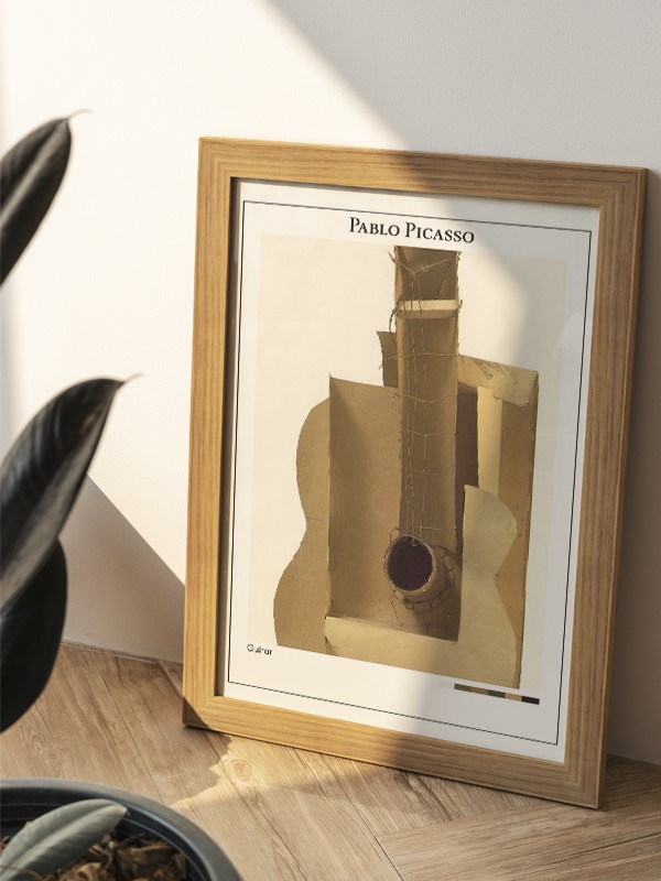 Pablo Picasso Guitar Poster