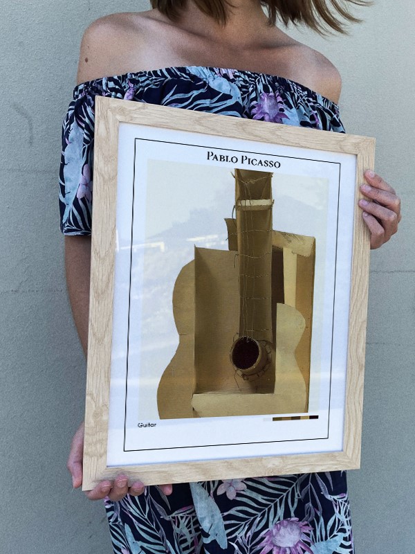 Pablo Picasso Guitar Poster